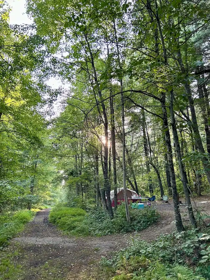 rustic acres rv resort and campground forest in clarion county, pennsylvania